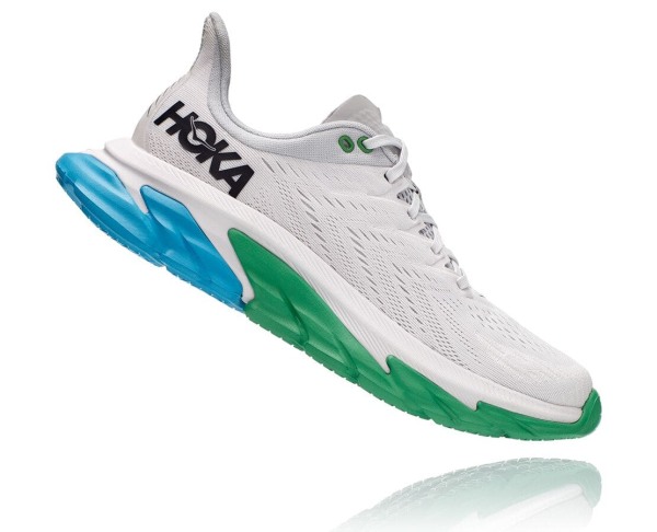 Hoka One One Clifton Edge Womens UK - Green Road Running Shoes - HKRTU7504